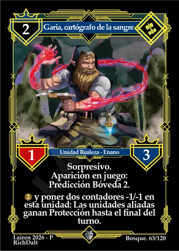 GARIA, CARTÓGRAFO DE LA SANGRE