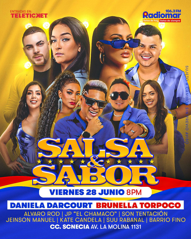 Salsa & Sabor: which artists will perform, where to buy tickets and when it will take place 1 3c38dc62 d748 4e20 90af f22009a08474
