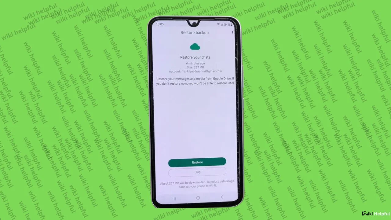 Restore Your WhatsApp Backup