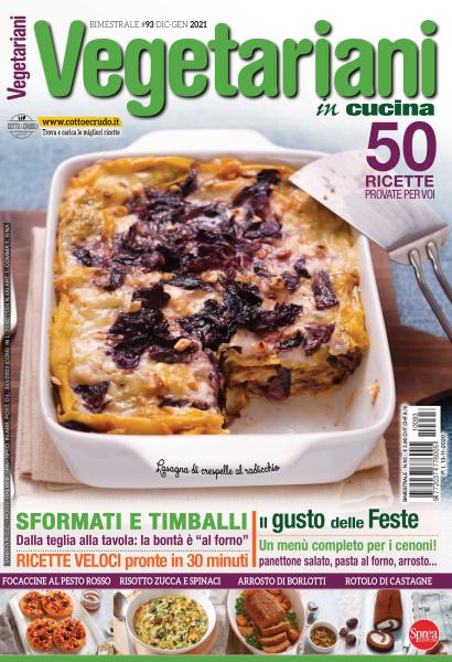 Vegetariani in Cucina N.93 - Dicembre 2020 - Gennaio 2021