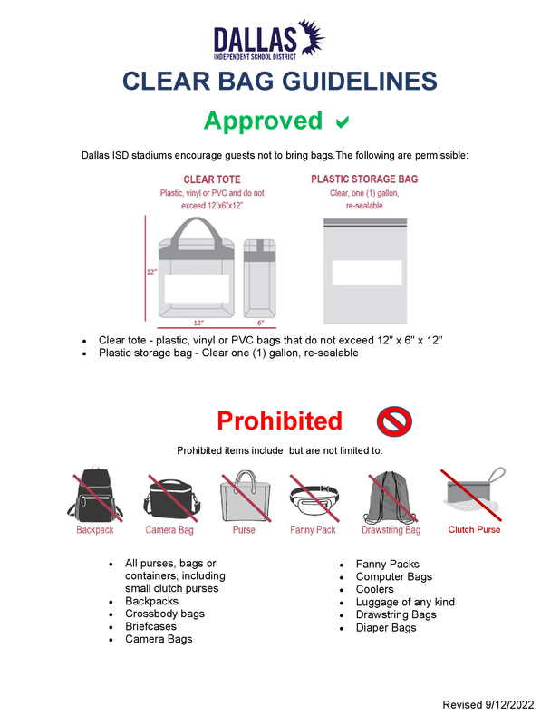 Clear Bag Guidelines 2022 — Postimages