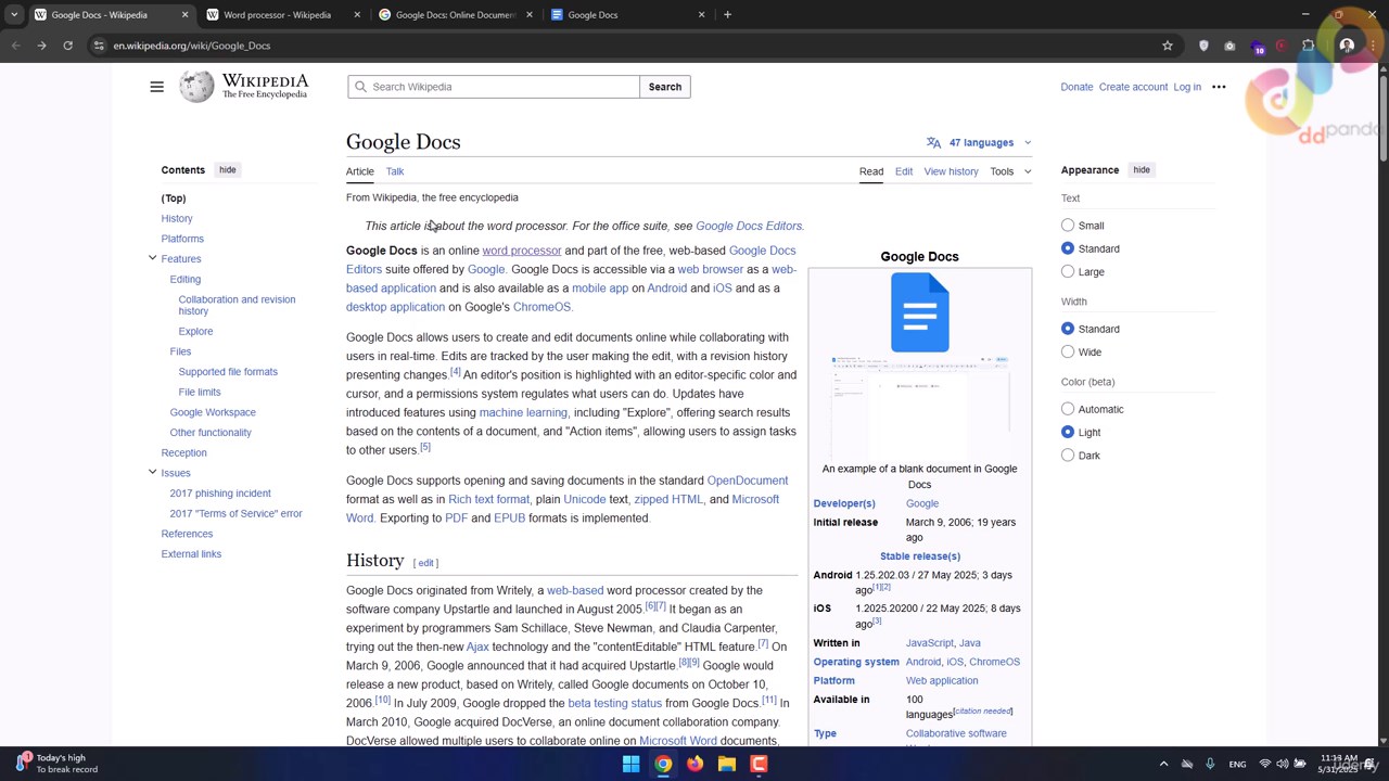 1 Introduction to Google Docs 0000 screenshot