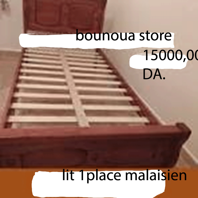 lit malaisien 1place