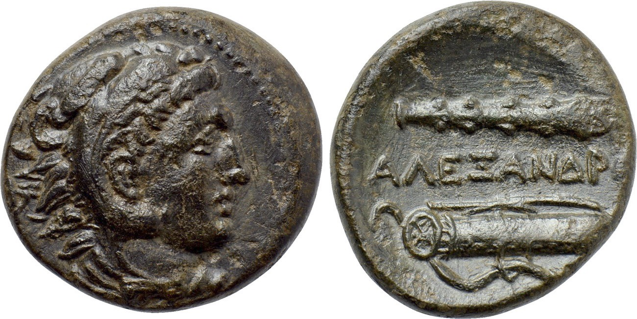 Dos AE. Uno de Alejandro Magno y otro Celta que imita un AE de Filipo V de Macedonia. H8yt86t