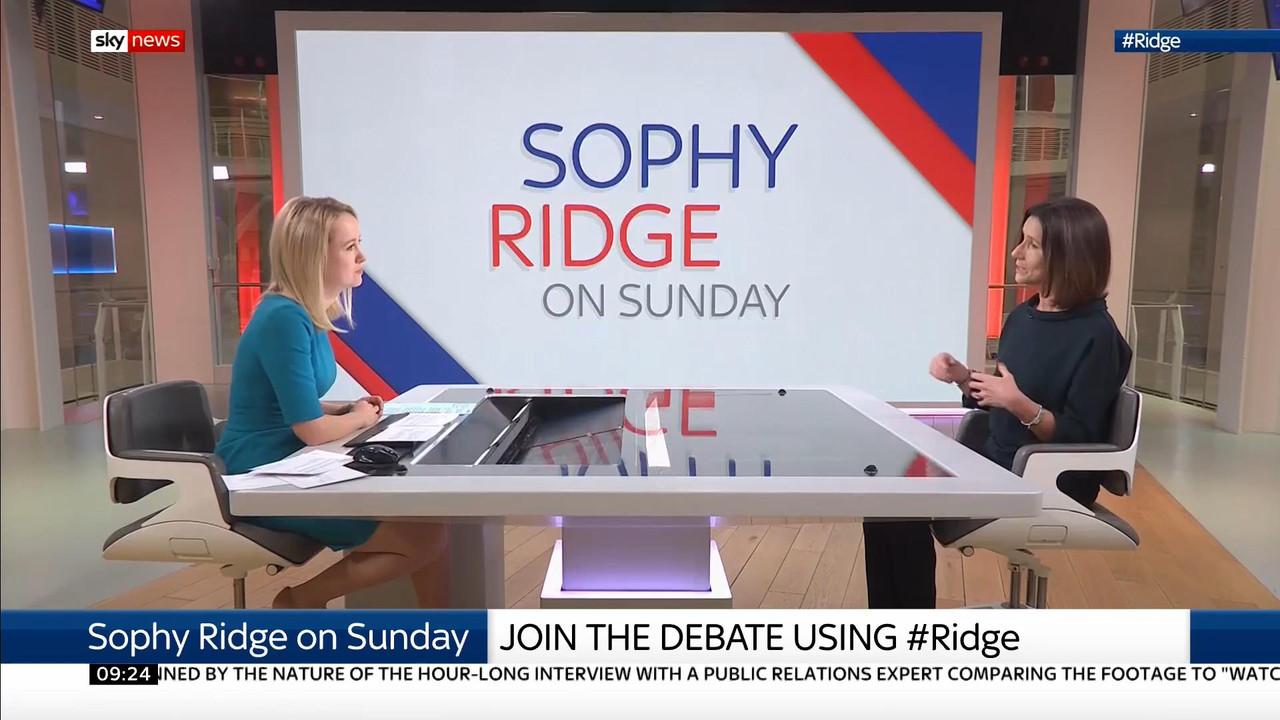 17 November - 08.30.00 - Sophy Ridge On Sunday. A new kind of po
