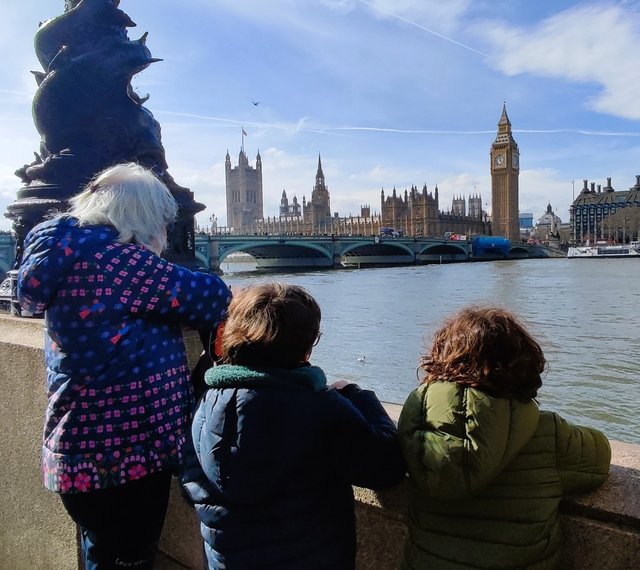 A Londres el fin de semana - Blogs de Reino Unido - Al sol londinense, noria, paseo en barco etc (12)