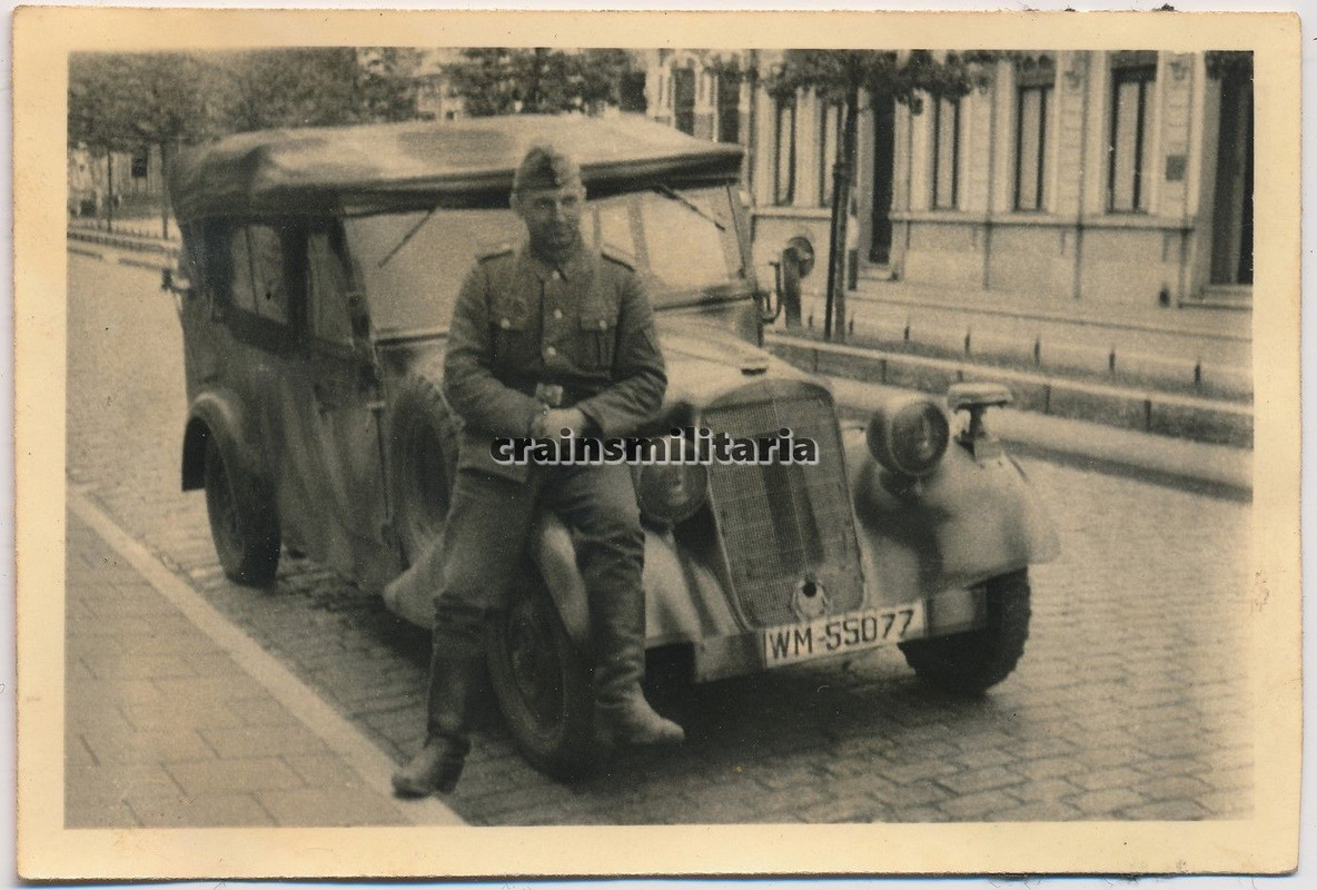 Orig. Foto Kübelwagen Mercedes Benz 170 VK m. Ta