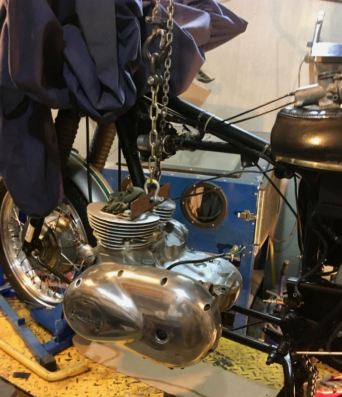 T100 installing motor