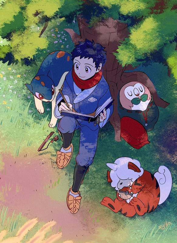 rowlet-rei-quilava-and-hisuian-growlithe