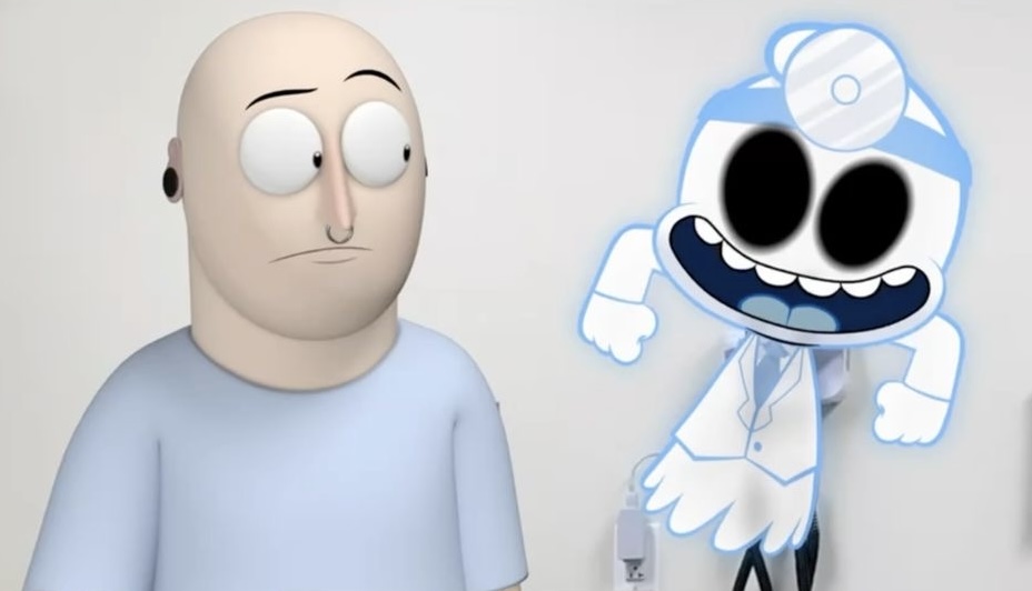 look at my doctor dawg. skull emoji
