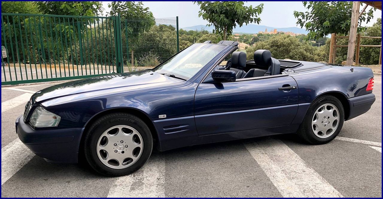 Vends SL R129 320 1998 triple bleu :)  IMG-3868