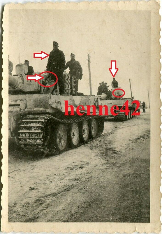 Panzer Regiment 3 Tk Division weiße Tiger Turmnummer 921 Ostfront Wintertarn