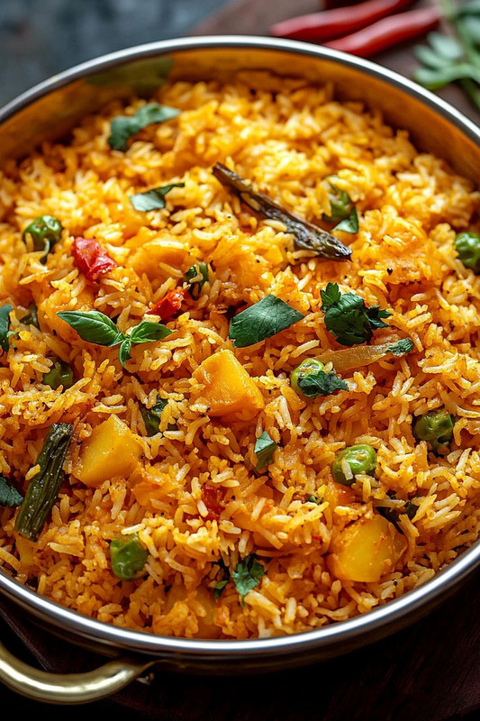 Vegetable Biryani Rice Recipe A Flavorful Indian Dish