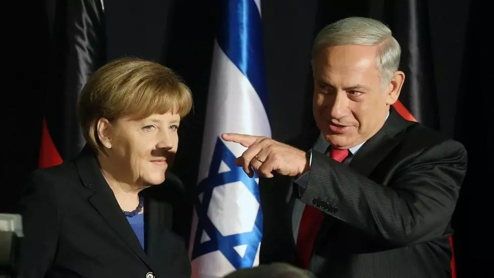 photo merkel netanyahou