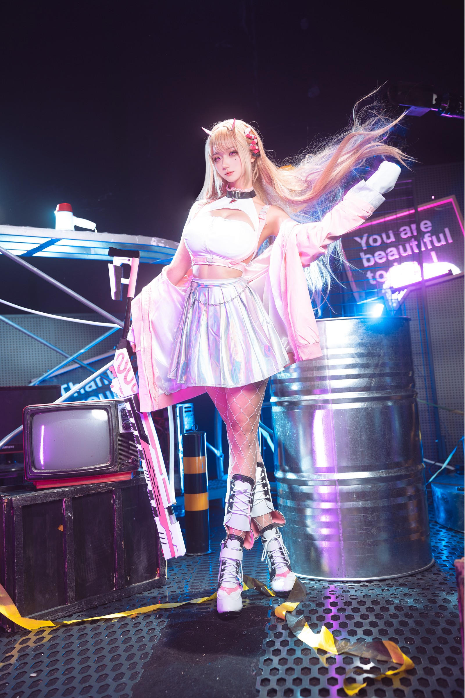 Seya-狮砸 – 胜利女神：妮姬 毒蛇 Cos 高清写真（12P-155.3MB）插图8