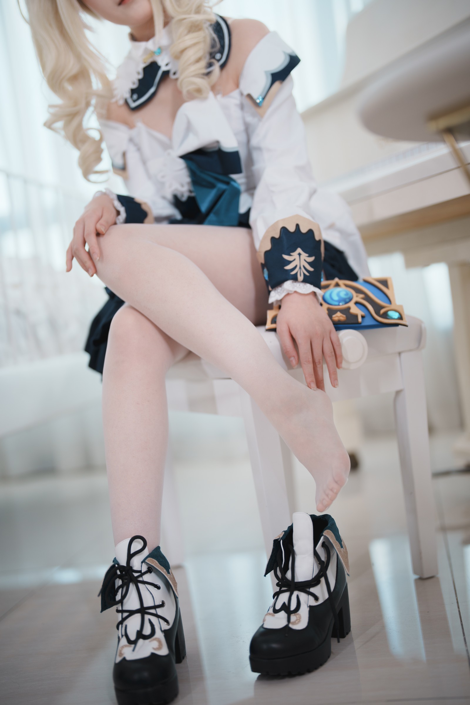 Seele麦麦芭芭拉纯白物语 Cosplay｜白色治愈系高清写真集（36P-363.1M）插图2