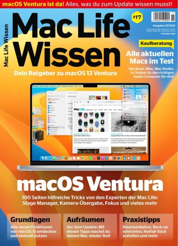 Cover: Mac Life Wissen Magazin Nr  01 2023