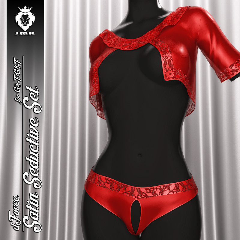 JMR dForce Satin Seductive Set for G3F and G8F