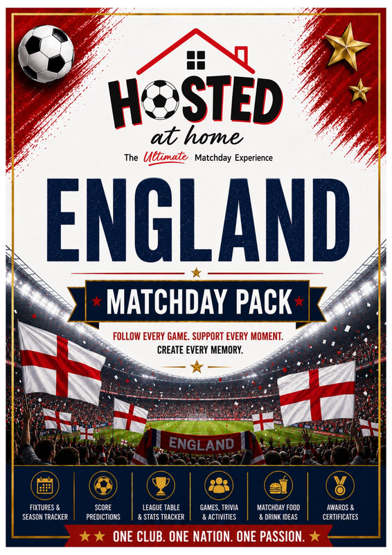 England Matchday Pack cover