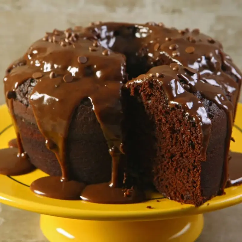Bolo de Chocolate sem glúten e sem lactose