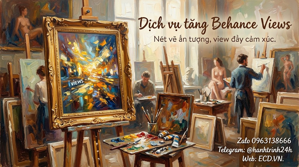 dịch vụ tăng behance views top tăng like