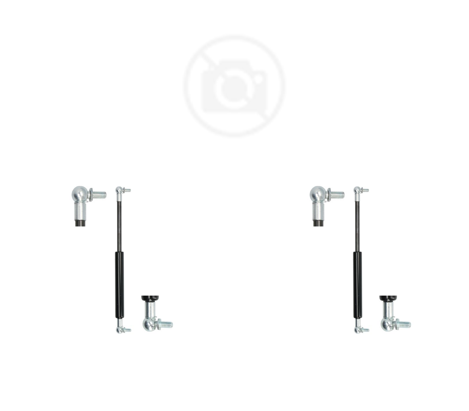 Set amortizoare capota pentru CASE-STEYR CVT din 2010, 2 bucati, MAGNUM TECHNOLOGY, 4 stickere auto CASE-STEYR