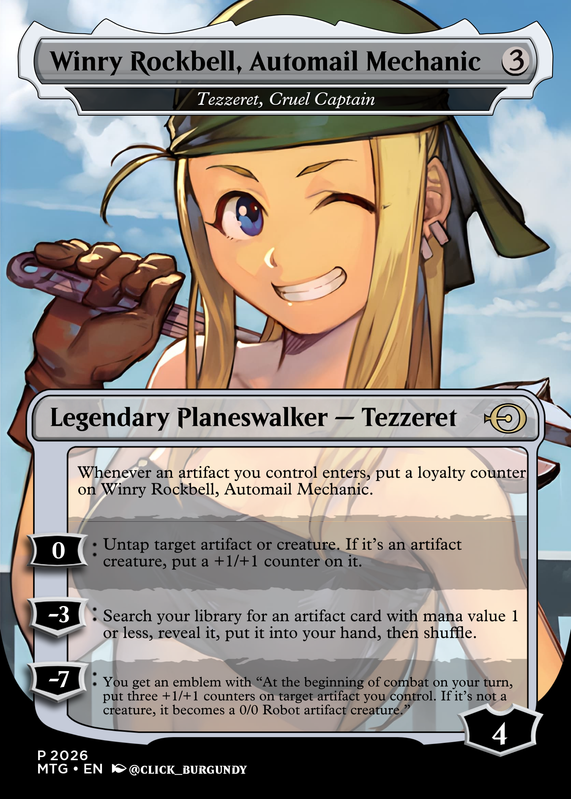 Tezzeret Cruel Captain (Winry Rockbell Automail Mechanic)