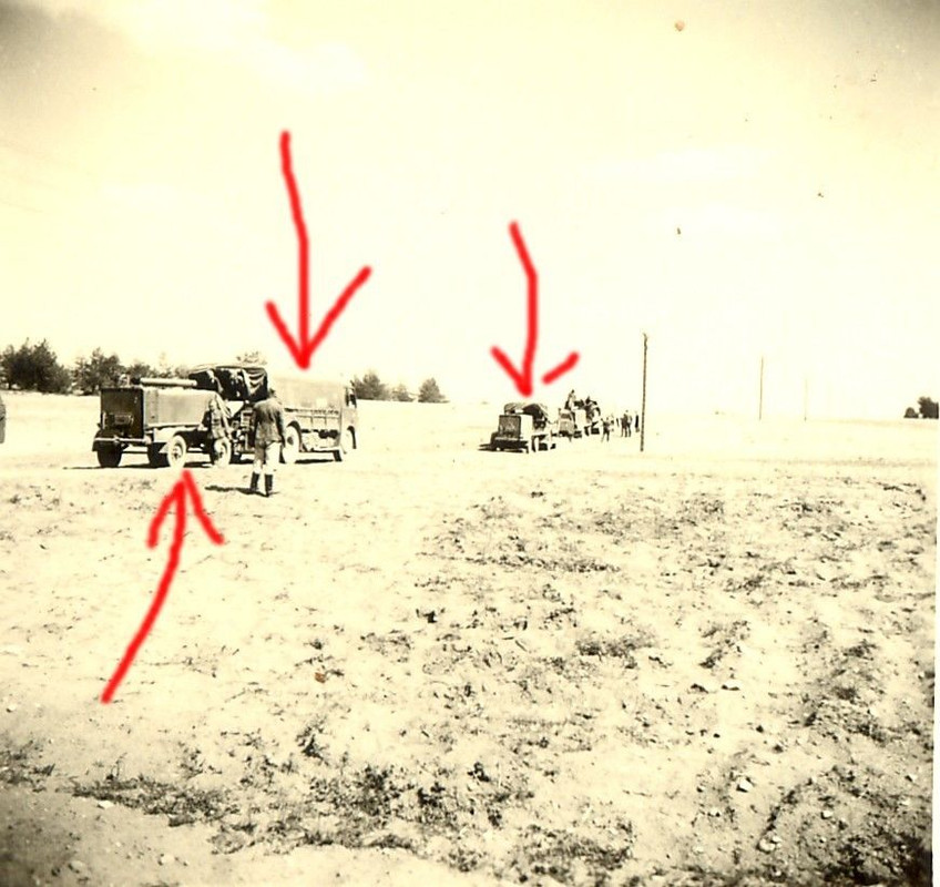schwerer Beute LKW mit Anhänger Feldbäckerei WK 