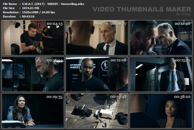 S.W.A.T. (2017) - S06E05 - Unraveling.mkv