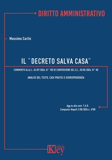 Massimo Carlin - Il decreto salva casa (2024)
