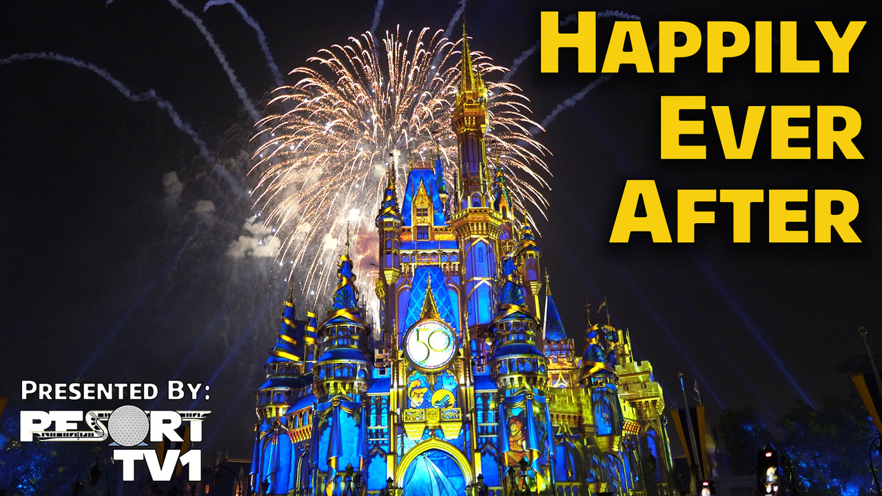 Happily Ever After Fireworks - Close Up Projection View - Best Quality 4K UHD - Walt Disney World
