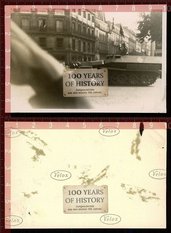 Orig. Foto German Panzer Tank Spähwagen Paris Fr