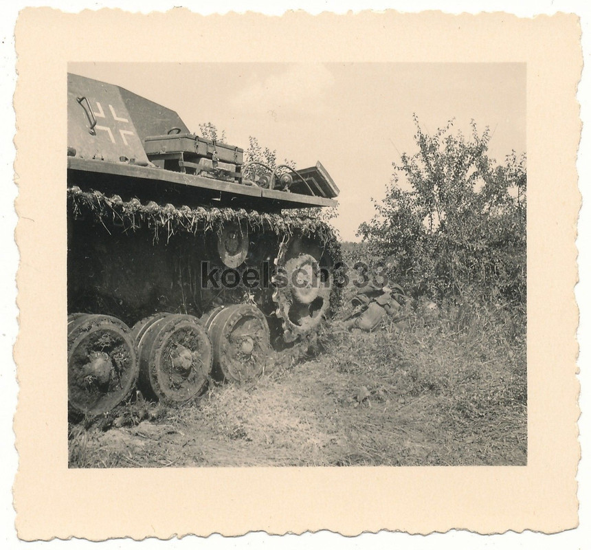 Foto Sturmgeschütz an der Ostfront  Panzer Grena