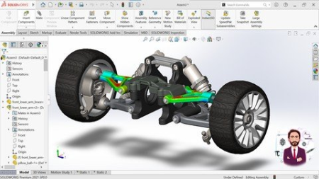 Solidworks Simulation (Static & Flow )& Motion Analysis 2021