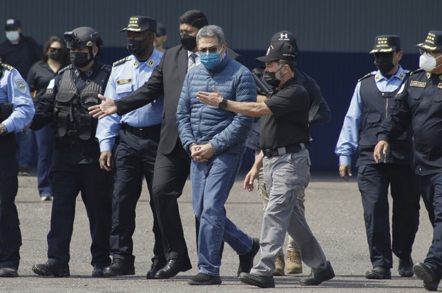 Honduras extradita a Estados Unidos al expresidente, Juan Orlando Hernández Honduras extradita a Estados Unidos al expresidente, Juan Orlando Hernández
