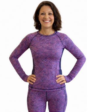 Slim and confident woman after the protocol