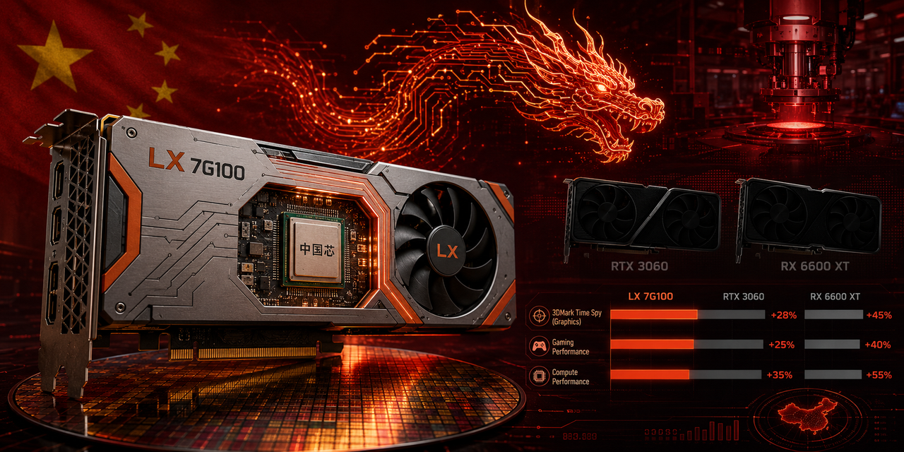 Lisuan LX 7G100: a primeira GPU realmente chinesa já consegue competir com RTX 3060?