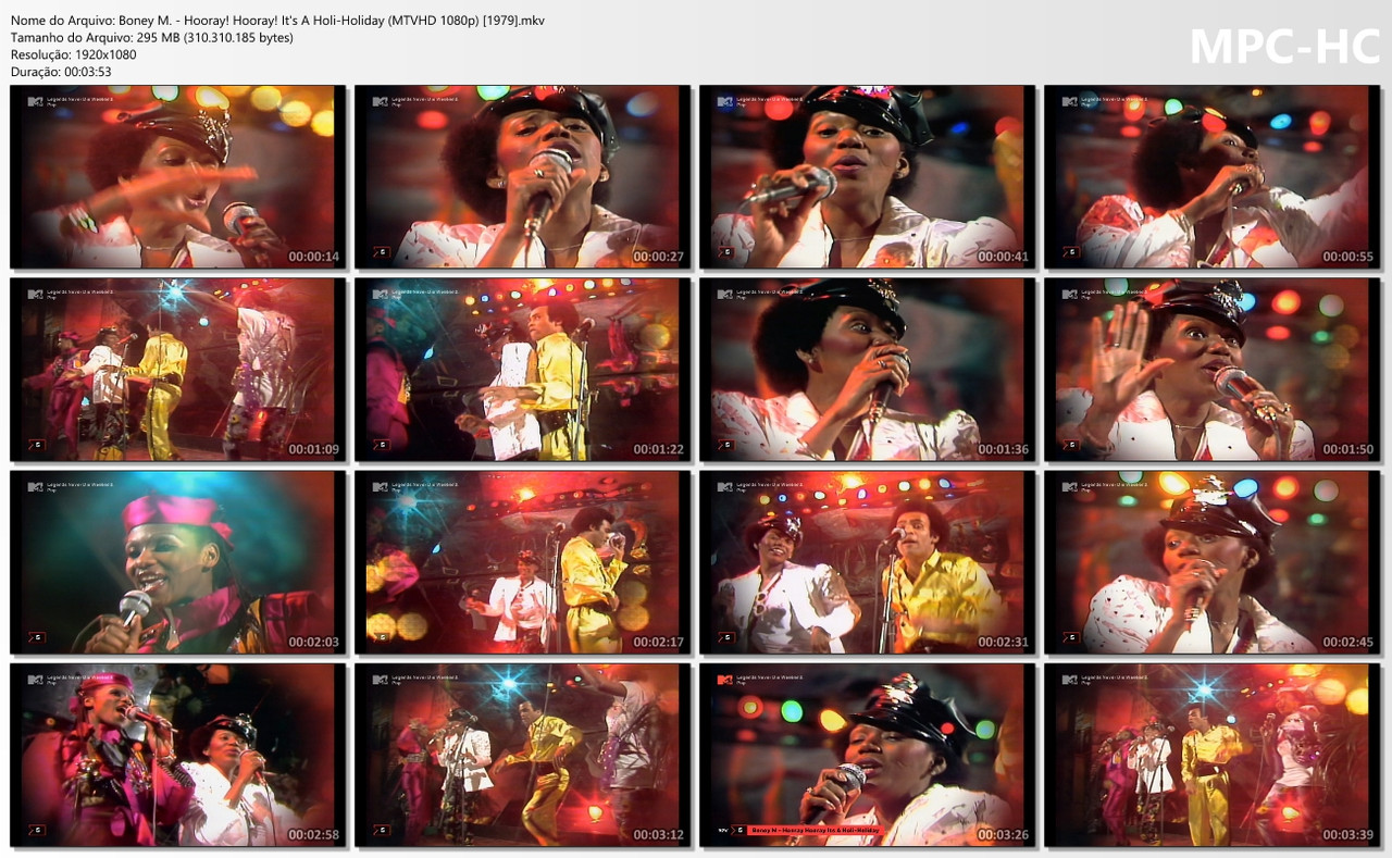 Boney M. - Hooray! Hooray! It's A Holi-Holiday (MTVHD 1080p) [1979]