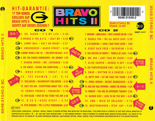 23/01/2023 - VA - Bravo Hits, Vol. 002 (2CD) (1992) R-1522953-1225900095