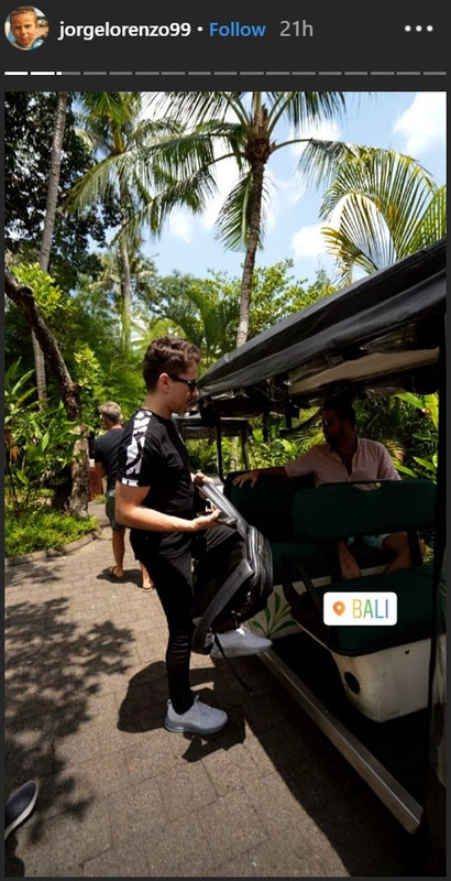 Jorge Lorenzo keliling wisata di Bali