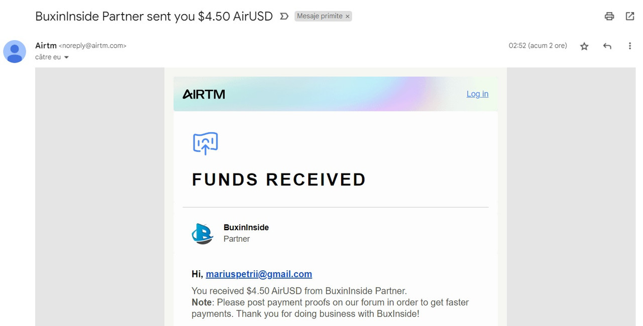 my payment