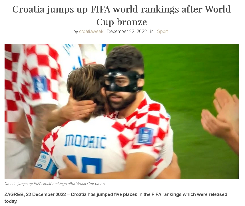 Croatia jumps up FIFA world rankings after World Cup bronze Screenshot-7925