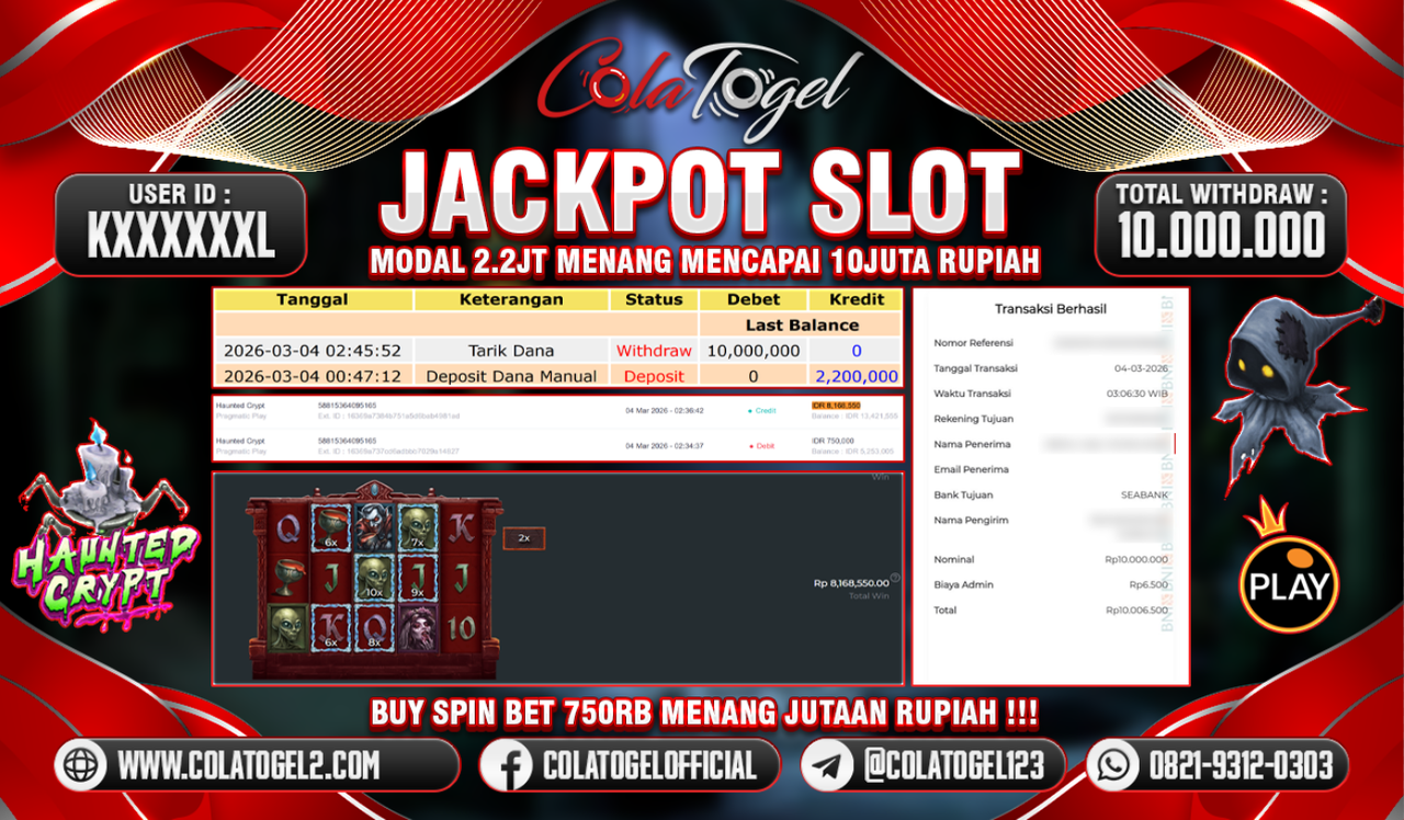 JACKPOT SLOT GACORR!!