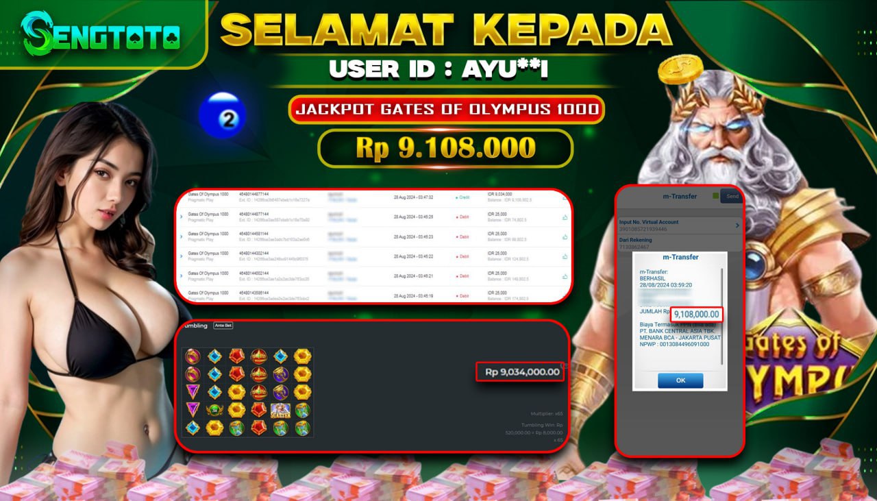 BUKTI PEMBAYARAN SLOT GATES OF OLYMPUS 1000