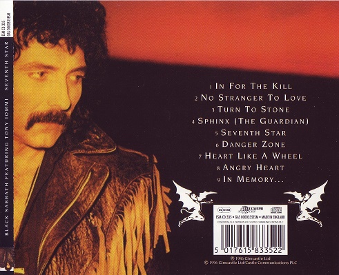Black Sabbath featuring Tony Iommi  Seventh Star (1986) [Reissue: 2CD Deluxe Edition 2010+1996 | 1990 Japan 1st Press] Lossless+MP3