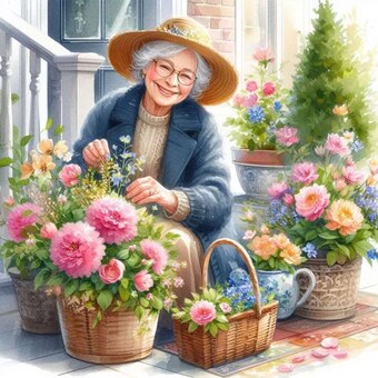 YES-Woman-and-flowers-resized
