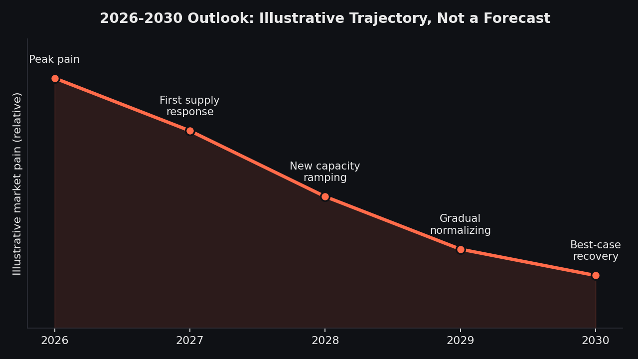 Illustrative 2026-2030 market outlook