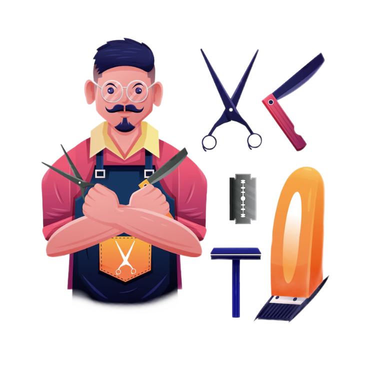 Барбер иллюстрация