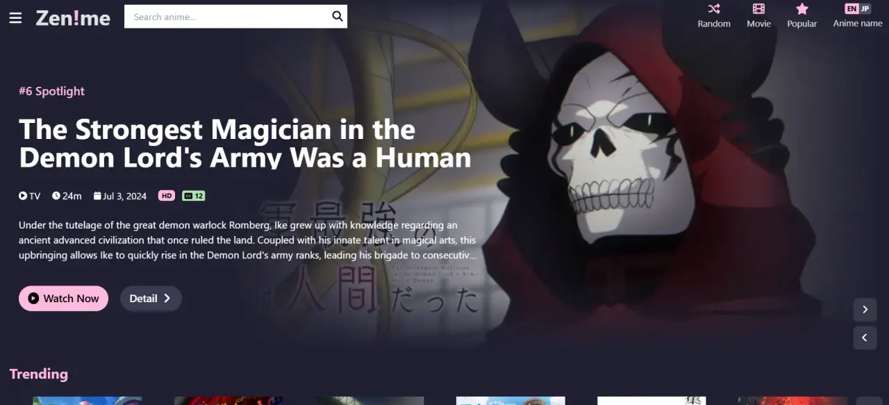 Zanime | Free Anime Streaming Platform