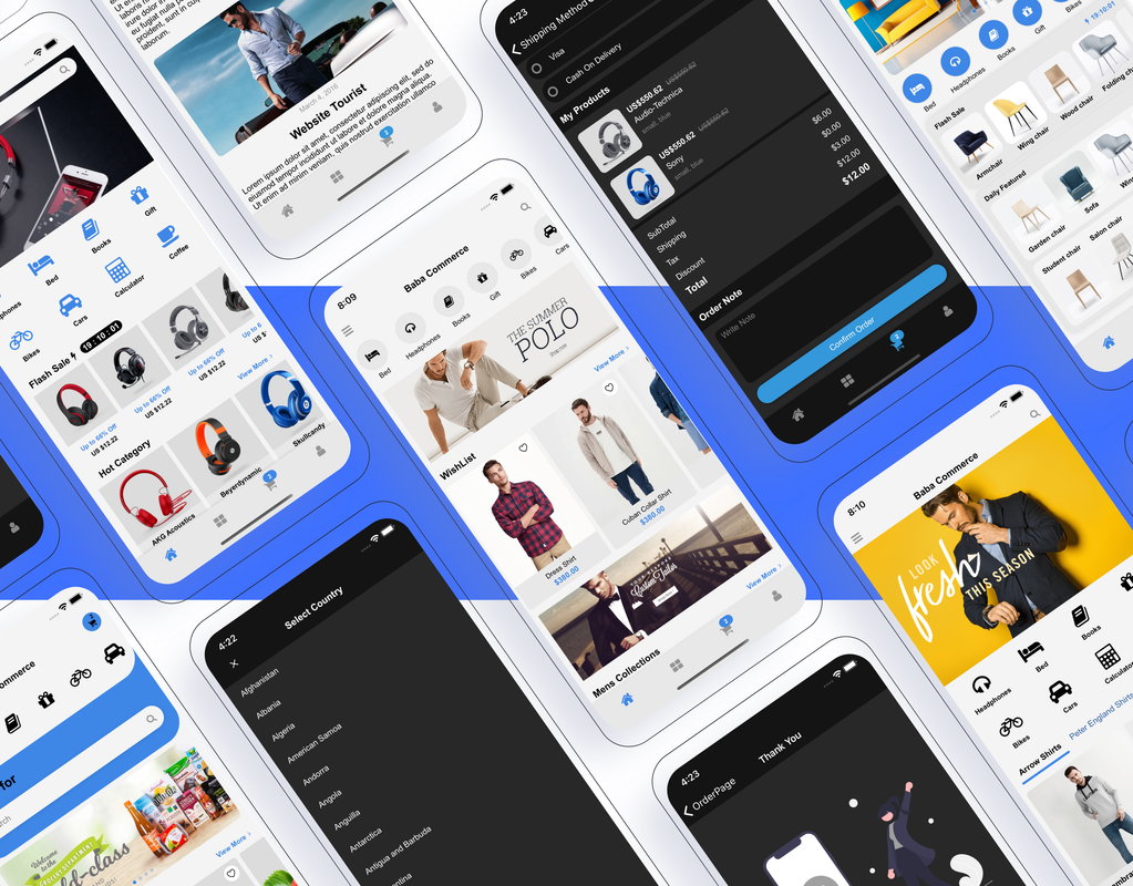 Apps Shop UI kit (POS) - React Native & Ionic Angular E-Commerce Templates (Grocery,Food, Fashion) - 10